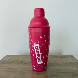 Dunkin’ Donuts Limited Edition Cocktail Shaker Pink with Sprinkles - Never Used